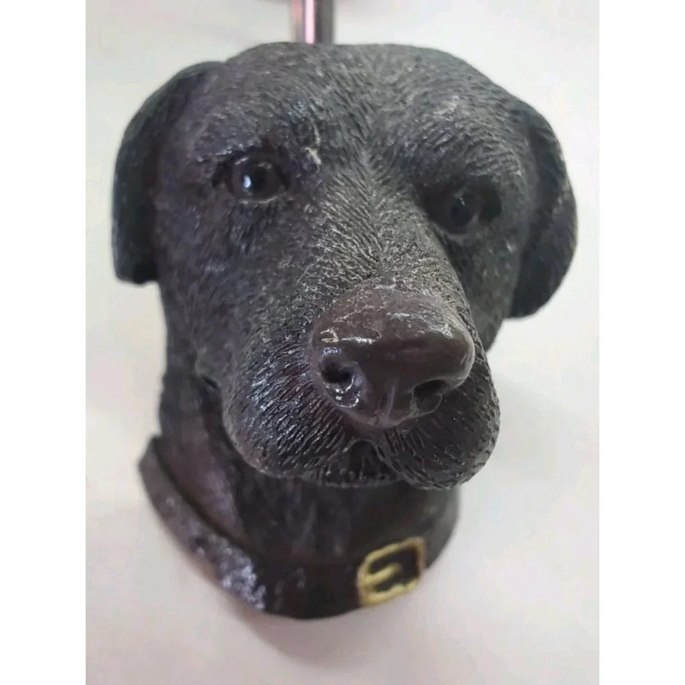 Set of‎ 12 Labrador Retriever Shower Curtain Hooks Black Brown & Blonde Labs